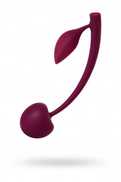 Вагінальні кульки - Wild cherry JOS pleasure ball with a ball inside and flexible tail