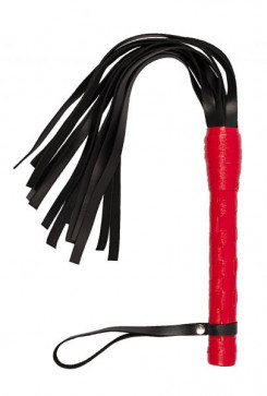 Флогер VIP Leather Flogger, RED