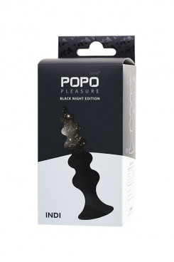TOYFA POPO Pleasure Anal plug Black