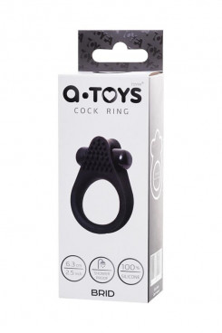 Еротичне кільце - A-Toys BRID cock ring, black