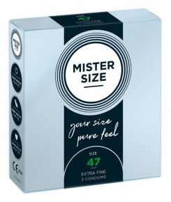 Презервативи - Mister Size 47mm pack of 3
