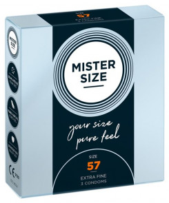 Презервативи - Mister Size 57mm pack of 3