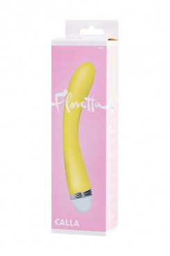 Вібратор - Flovetta by Toyfa Calla, silicone, yellow, 22 cm