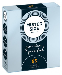 Презервативи - Mister Size 53mm pack of 3