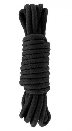 Мотузка для бондажу BONDAGE ROPE 5M, Black
