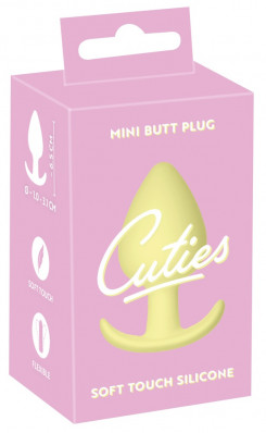 Анальна пробка - Cuties Mini Butt Plug Yellow