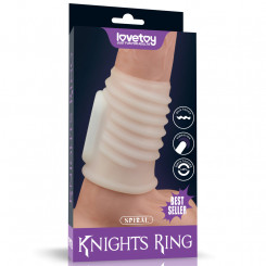 Насадка на член - Vibrating Spiral Knights Ring White I