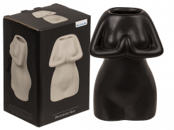 Керамічна ваза Women´s Body Black, 175 мл