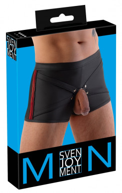 Чоловічі трусики - 2133199 Svenjoyment Mens Pants, black/red