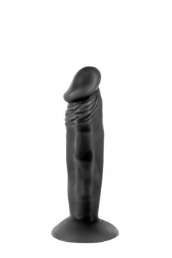 Фаллоимитатор с присоской Real Body - Real Zack Black, TPE, диаметр 3,7см