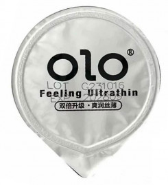 Ультратонкие презервативы с гиалуроновой кислотой OLO - Feeling Ultrathin, 1 шт
