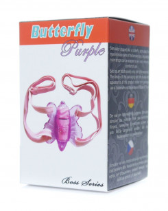 Вибро-стимулятор бабочка Butterfly Purple, BS6700056