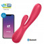 Вибратор-кролик Mono Flex - красный Satisfyer (Германия) - [Фото 1]