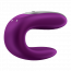 Смарт-вибратор для пар Double Fun цвет: фиолетовый Satisfyer (Германия) - [Фото 2]
