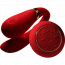 Вибратор для пар с пультом ZALO FANFAN, набор цвет: красный  ZALO (США) - [Фото 2]