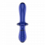 Стеклянный фаллоимитатор Double Crystal цвет: синий Satisfyer (Германия) - [Фото 2]