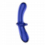 Стеклянный фаллоимитатор Double Crystal цвет: синий Satisfyer (Германия) - [Фото 4]