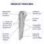 Вакуумный стимулятор клитора Luxury High Fashion Satisfyer (Германия) - [Фото 2]