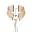 Чокер с цепочкой для тела DESIR METALLIQUE  цвет: золотистый  Bijoux Indiscrets (Испания) - [Фото 3]