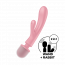 2 в 1: вибратор-кролик + массажер Triple Lover цвет: розовый Satisfyer (Германия) - [Фото 1]
