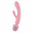 2 в 1: вибратор-кролик + массажер Triple Lover цвет: розовый Satisfyer (Германия) - [Фото 3]