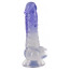 Clear Dildo with Balls - [Фото 2]