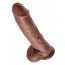 King Cock 10 inch Balls Brown - [Фото 4]