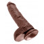 King Cock 10 inch Balls Brown - [Фото 5]