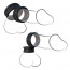 Fantasy C-Ringz Max-Width Silicone Rings - Black - [Фото 4]