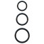 Fantasy C-Ringz Silicone 3-Ring Stamina Set - Black - [Фото 2]
