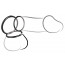 Fantasy C-Ringz Silicone 3-Ring Stamina Set - Black - [Фото 3]