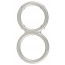 Metallic Silicone Double Ring - [Фото 2]