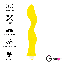 Вибратор для зоны G GAVYN цвет: желтый G-SPOT (Испания) - [Фото 1]