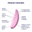 Вакуумный клиторальный стимулятор c вибрацией Curvy 3+ Satisfyer (Германия) - [Фото 2]
