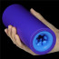 Мастурбатор - O-Sensual Discreet Blow Job Stroker Blue - [Фото 3]