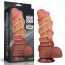 Фалоімітатор - Dual-Layered Silicone Cock With Rope 10.5