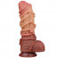 Фалоімітатор - Dual-Layered Silicone Cock With Rope 10.5