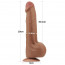 Фалоімітатор - Sliding-Skin Dual Layer Dong 11.5