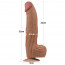 Фалоімітатор - Sliding-Skin Dual Layer Dong 12