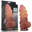Фалоімітатор - Dual-Layered Silicone Cock With Rope 9.5
