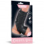 Насадка на член - Vibrating Drip Knights Ring With Scrotum Sleeve Black - [Фото 1]