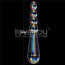 Фалоімітатор - Twilight Gleam Glass Dildo Rising Ripples - [Фото 2]