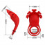 Ерекційне кільце - Pretty Love Vibrant Penis Ring Ruben Red - [Фото 3]