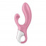 Вібратор - Satisfyer Air Pump Bunny 2 Light Red - [Фото 2]