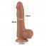 Фалоімітатор - Sliding-Skin Dual Layer Dong 8