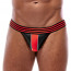 Чоловічі трусики - 2100347 Svenjoyment Mens Jockstrap, black/red - [Фото 2]