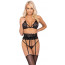 Комплект білизни - 2214342 Suspender Set - black - [Фото 2]