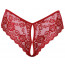 Трусики - 2310970 Crotchless panty - Red {} L - [Фото 5]