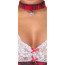 Рольовий костюм - 2471043 Cottelli Collection Dress Plaid Red - M - [Фото 5]