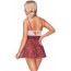 Рольовий костюм - 2471043 Cottelli Collection Dress Plaid Red - M - [Фото 4]